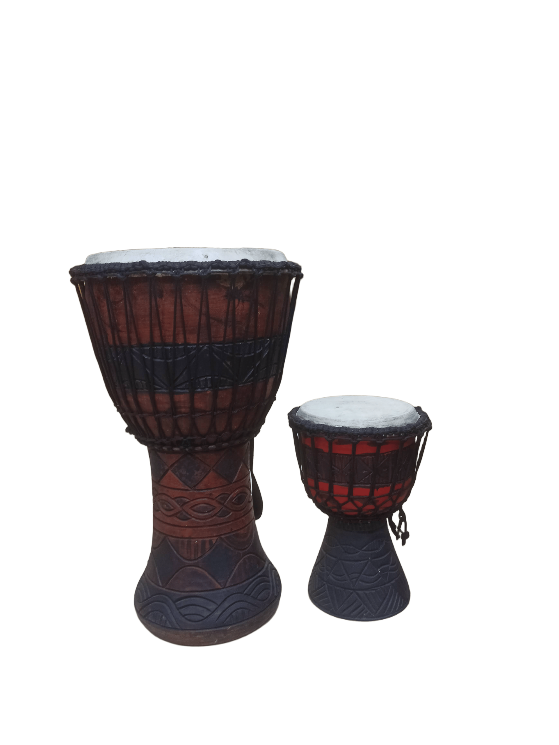 djembe drum large and small